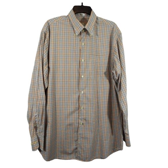 Peter Millar Men’s 100% Cotton Long Sleeve Button Down Shirt  - Size Large - Picture 13 of 14